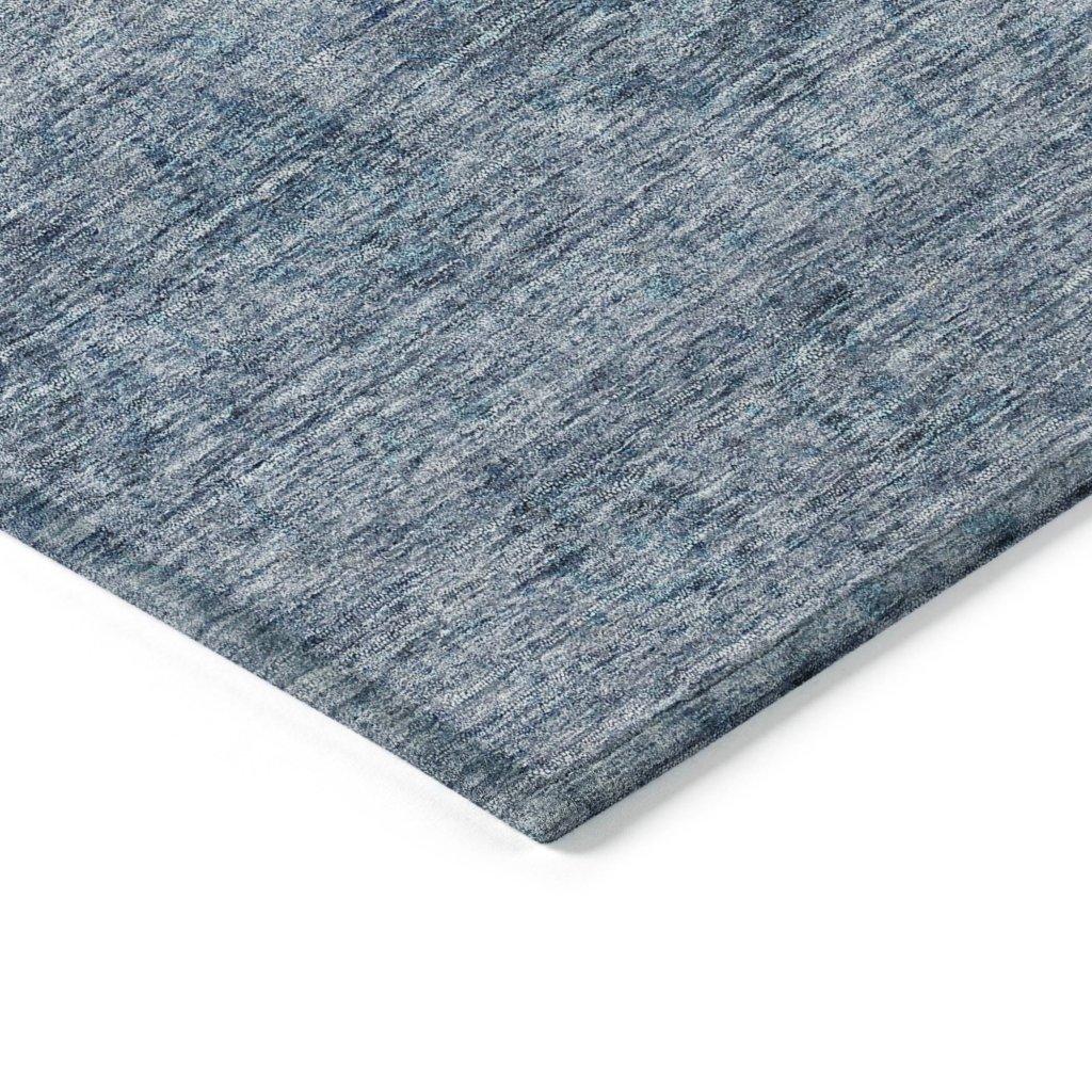 Glenra Blue Washable Indoor - Outdoor Rug - LOOMLAN - LOOMLAN Rugs - Outdoor Rugs