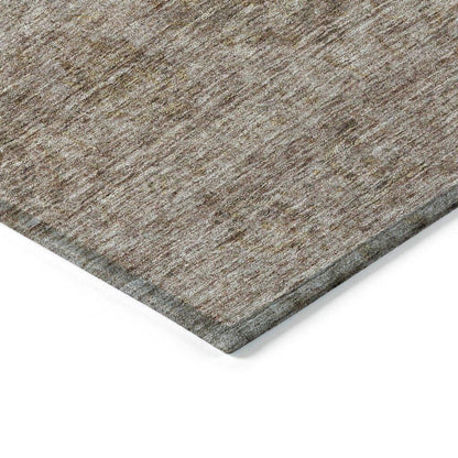 Glenra Brown Washable Indoor - Outdoor Rug - LOOMLAN - LOOMLAN Rugs - Outdoor Rugs