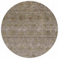 Glenra Brown Washable Indoor - Outdoor Rug - LOOMLAN - LOOMLAN Rugs - Outdoor Rugs