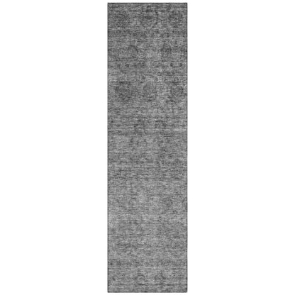 Glenra Gray Washable Indoor - Outdoor Rug - LOOMLAN - LOOMLAN Rugs - Outdoor Rugs