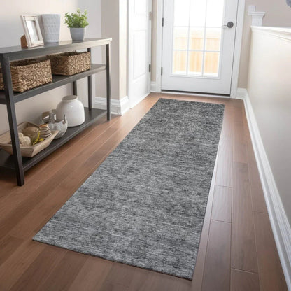 Glenra Gray Washable Indoor - Outdoor Rug - LOOMLAN - LOOMLAN Rugs - Outdoor Rugs