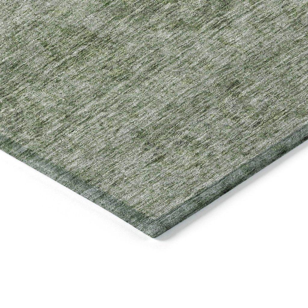 Glenra Green Washable Indoor - Outdoor Rug - LOOMLAN - LOOMLAN Rugs - Outdoor Rugs