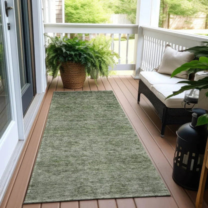 Glenra Green Washable Indoor - Outdoor Rug - LOOMLAN - LOOMLAN Rugs - Outdoor Rugs