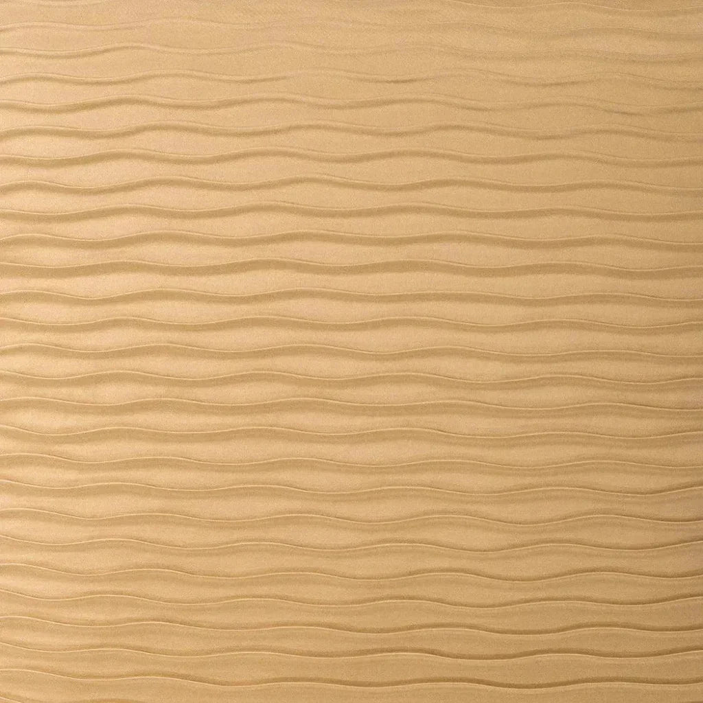 Glimmer Pleat Gold Throw Pillow With Insert - LOOMLAN - D.V. Kap - Throw Pillows