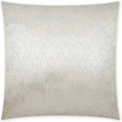 Glisten Pewter Glam Silver Large Throw Pillow Insert - LOOMLAN - D.V. Kap - Throw Pillows