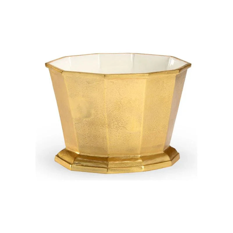 Glitz Metallic Gold Ice Bucket - LOOMLAN - Chelsea House - Vases & Jars