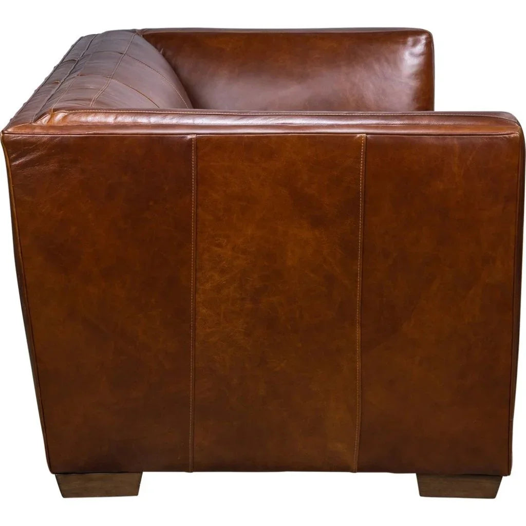 Gloria Modern Style Leather Sofa - LOOMLAN - Olivia + Quinn - Sofas & Loveseats