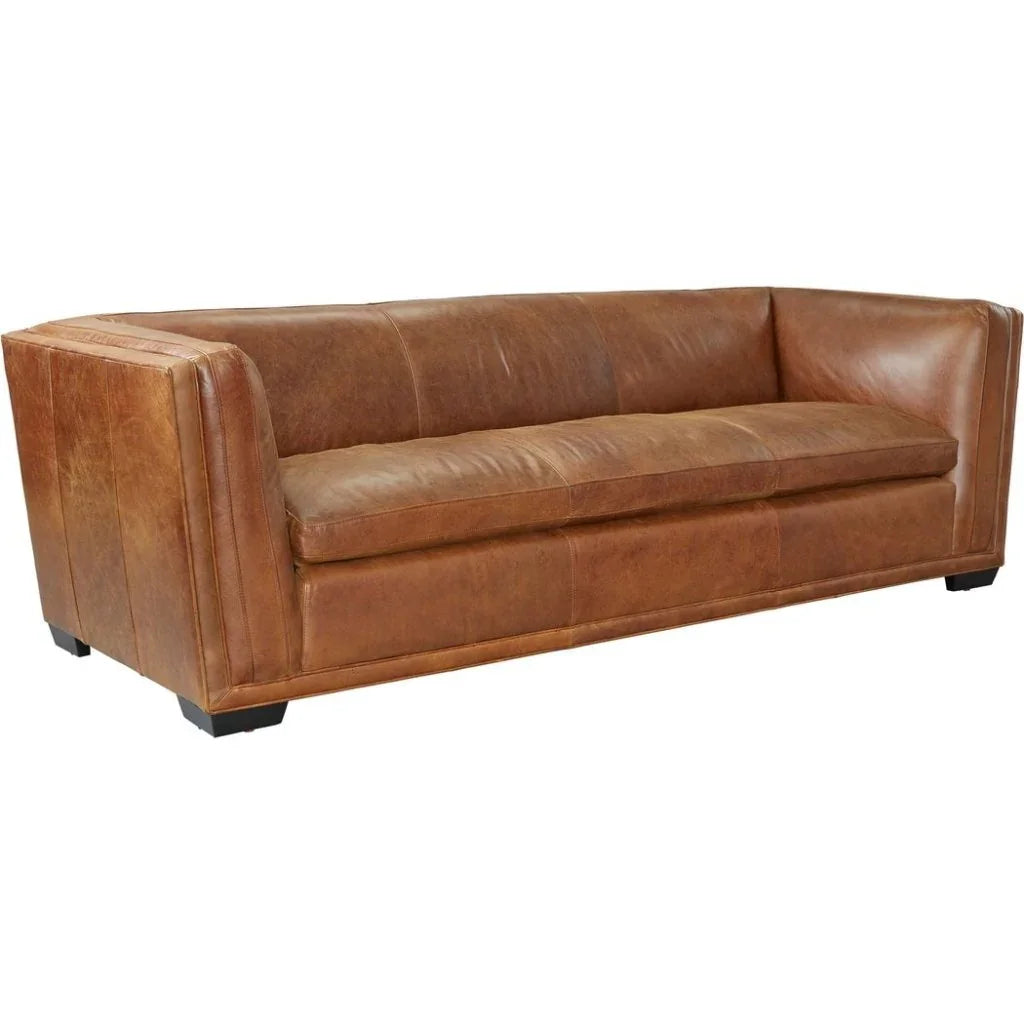 Gloria Modern Style Leather Sofa - LOOMLAN - Olivia + Quinn - Sofas & Loveseats