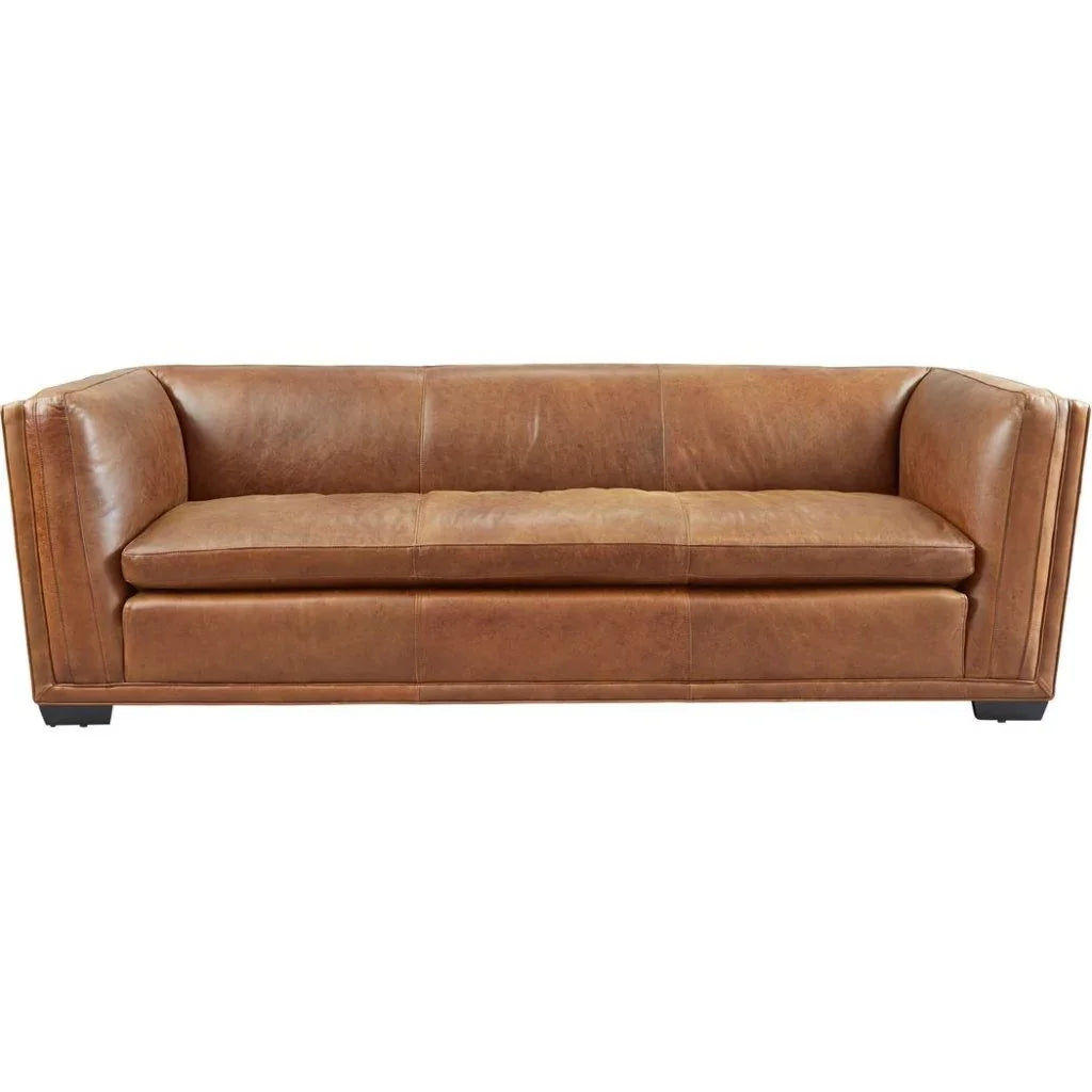 Gloria Modern Style Leather Sofa - LOOMLAN - Olivia + Quinn - Sofas & Loveseats