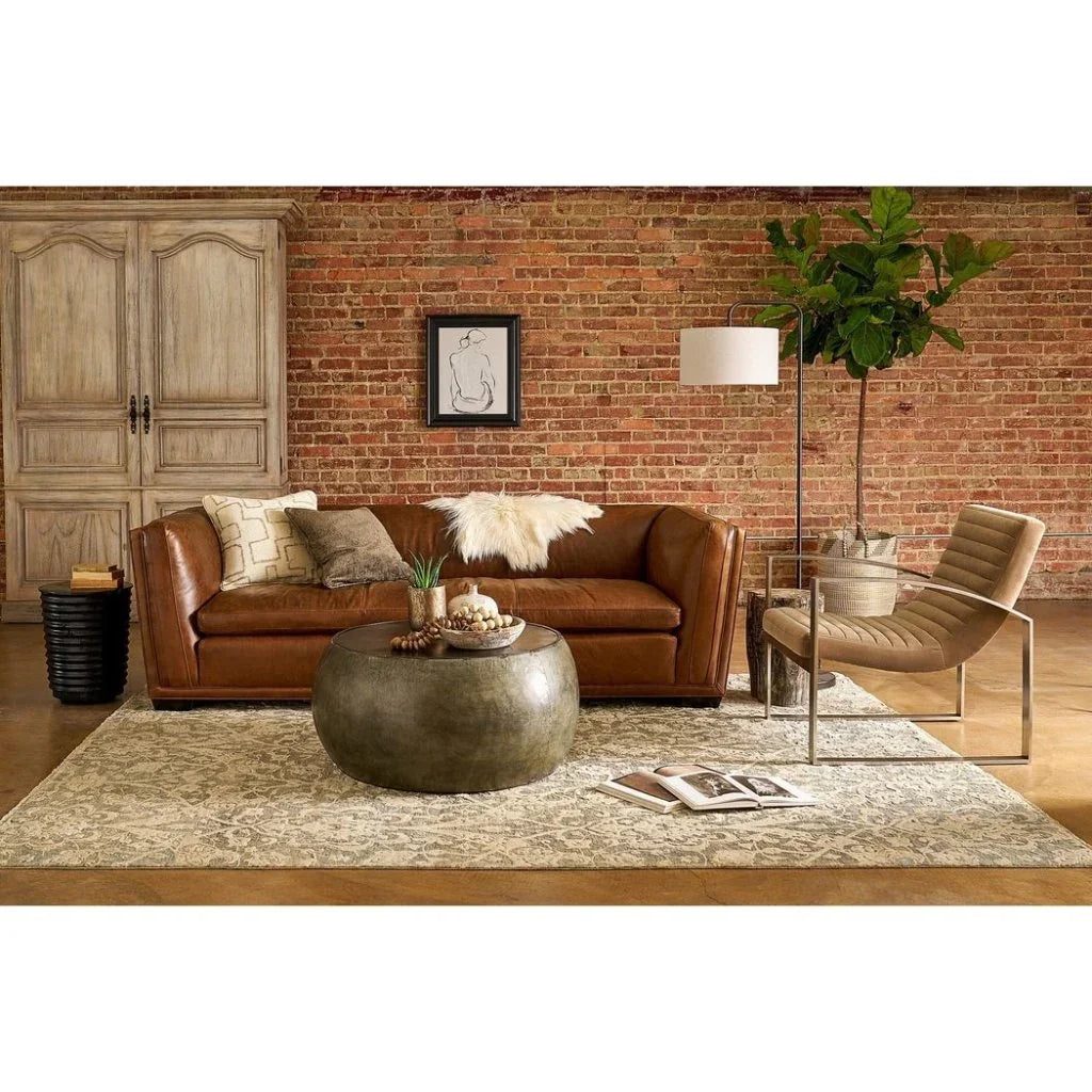 Gloria Modern Style Leather Sofa - LOOMLAN - Olivia + Quinn - Sofas & Loveseats