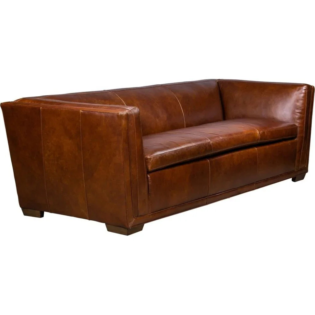 Gloria Modern Style Leather Sofa - LOOMLAN - Olivia + Quinn - Sofas & Loveseats