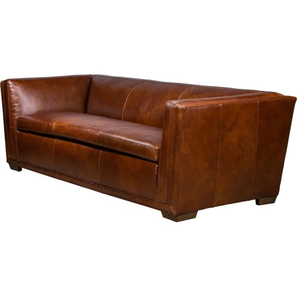 Gloria Modern Style Leather Sofa - LOOMLAN - Olivia + Quinn - Sofas & Loveseats