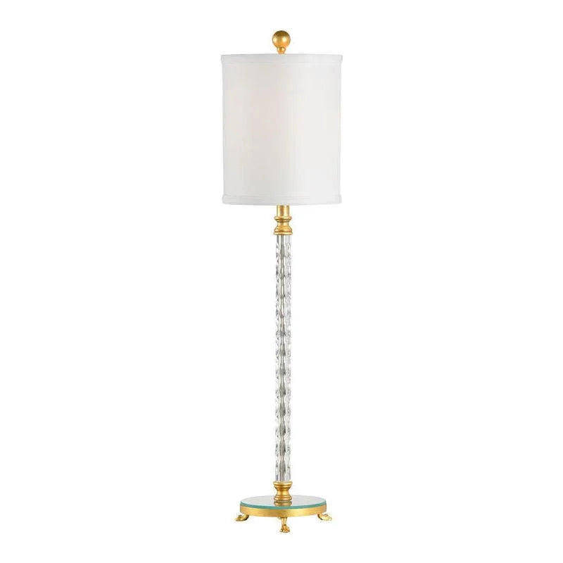 Glouster Lamp Gold Leaf Base Table Lamp - LOOMLAN - Chelsea House - Table Lamps