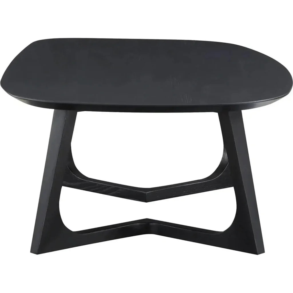 Godenza Mid - Century Black Oval Coffee Table - LOOMLAN - Moe's Home - Coffee Tables