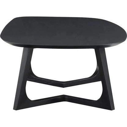 Godenza Mid - Century Black Oval Coffee Table - LOOMLAN - Moe's Home - Coffee Tables