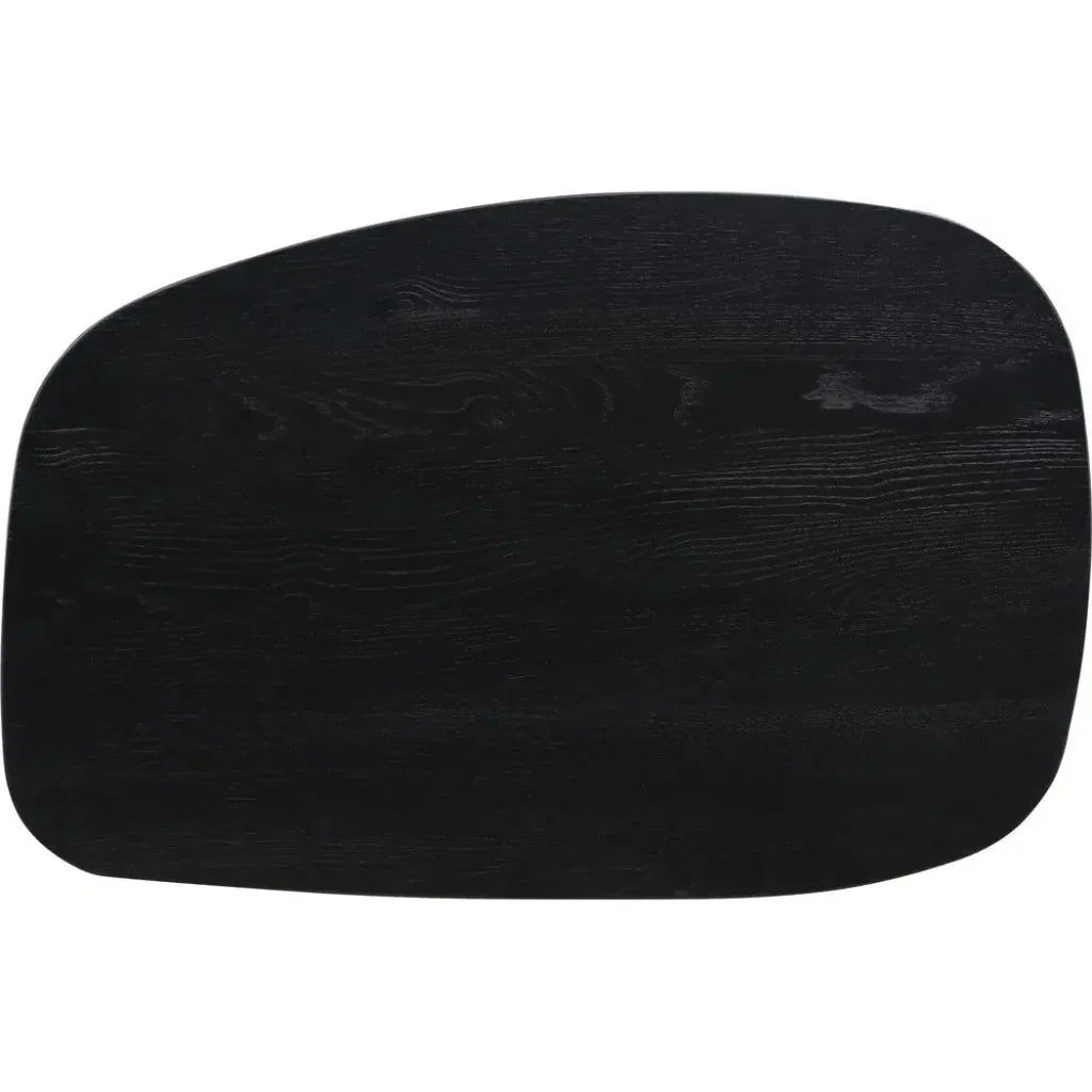 Godenza Mid - Century Black Oval Coffee Table - LOOMLAN - Moe's Home - Coffee Tables