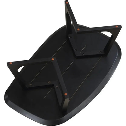 Godenza Mid - Century Black Oval Coffee Table - LOOMLAN - Moe's Home - Coffee Tables