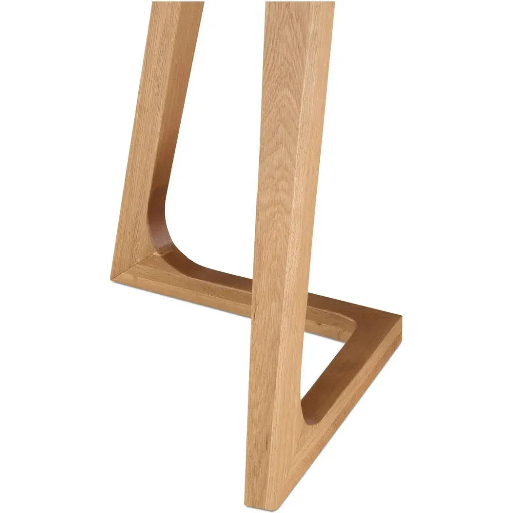 Godenza Natural Solid Rectangular Dining Table-Dining Tables-Moe's Home-LOOMLAN