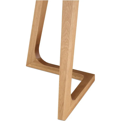 Godenza Natural Solid Rectangular Dining Table-Dining Tables-Moe's Home-LOOMLAN