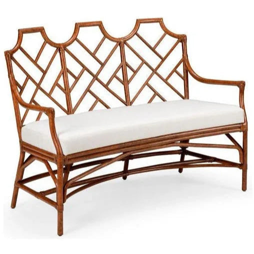 Godwin Rattan Made Bedroom Bench - LOOMLAN - Chelsea House - Bedroom Benches