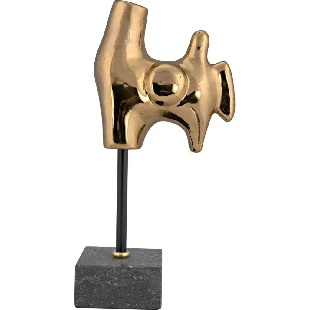 Goker with Stand Sculpture - LOOMLAN - Noir - Statues & Sculptures