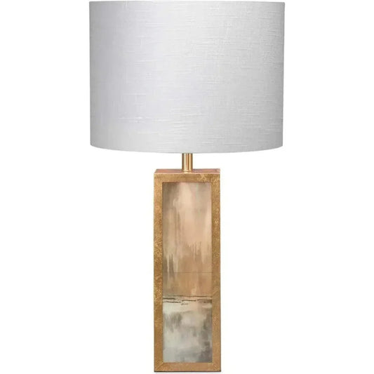 Gold Acrylic Watercolor Cloudscape Table Lamp - LOOMLAN - Jamie Young - Table Lamps