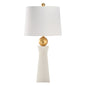 Gold Ball White Resin Table Lamp