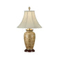 Gold Damask Hand - Painted Porcelain Base Table Lamp - LOOMLAN - Wildwood - Table Lamps
