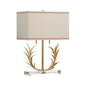 Gold Laurel Crystal Mounted Table Lamp - LOOMLAN - Chelsea House - Table Lamps