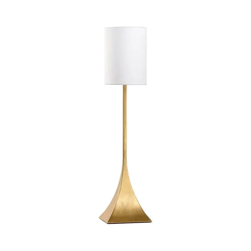 Gold Leaf Iron Buffet Square Base Table Lamp - LOOMLAN - Chelsea House - Table Lamps