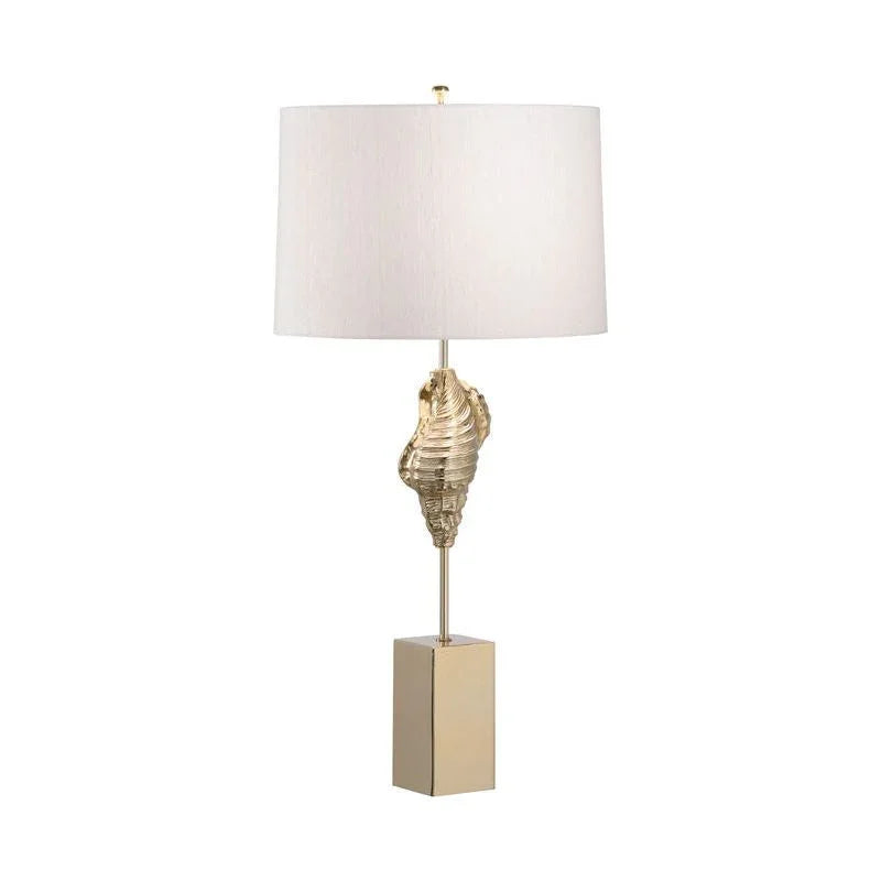 Gold Shell Wishes Gold Table Lamp - LOOMLAN - Wildwood - Table Lamps