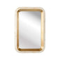 Gold Shellebrations Creamy Cabebe Shell Frame Wall Mirror - LOOMLAN - Wildwood - Wall Mirrors