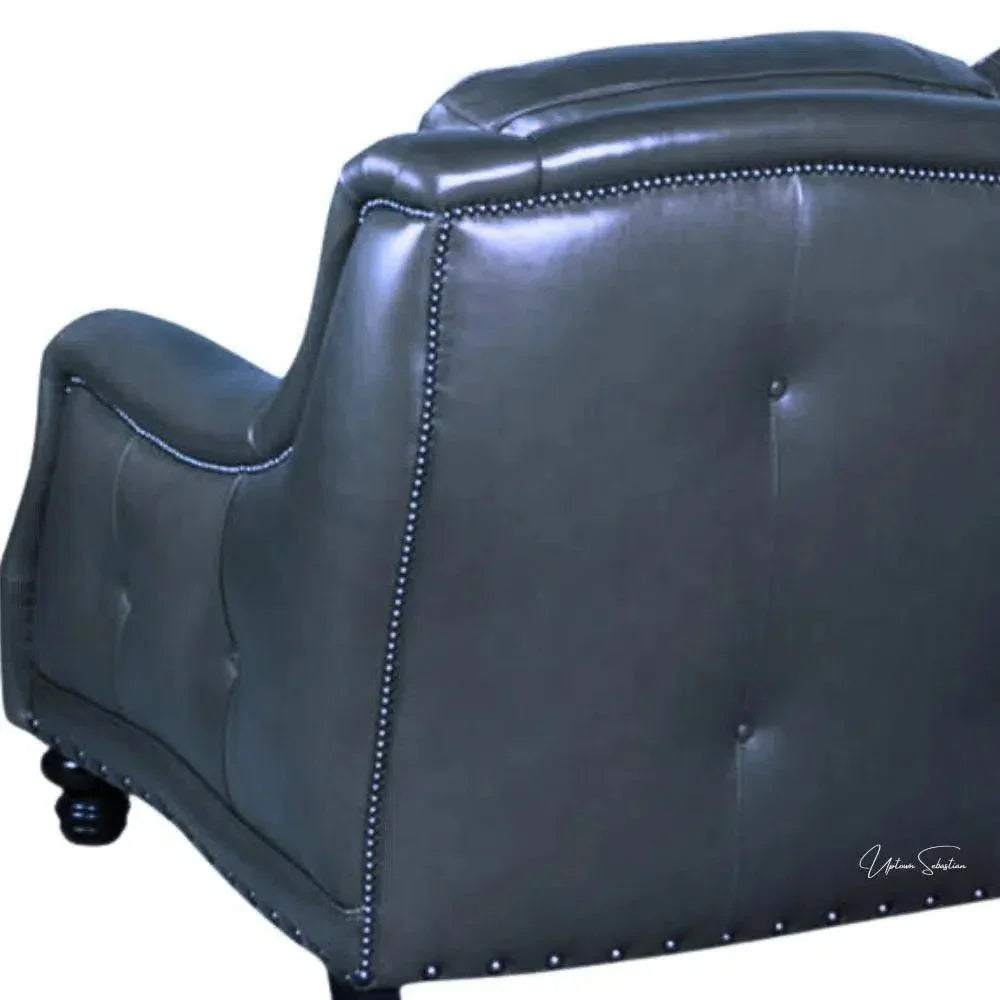 Goldberg 3 Seater Leather Couch Benchmade the USA - LOOMLAN - Uptown Sebastian - Sofas & Loveseats