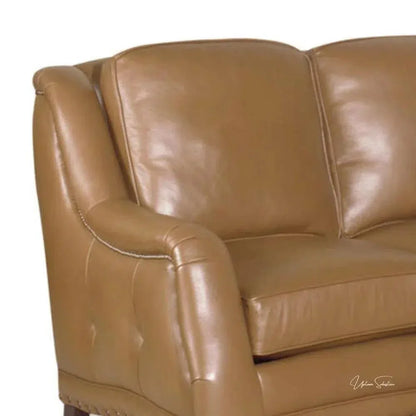 Goldberg 3 Seater Leather Couch Benchmade the USA - LOOMLAN - Uptown Sebastian - Sofas & Loveseats