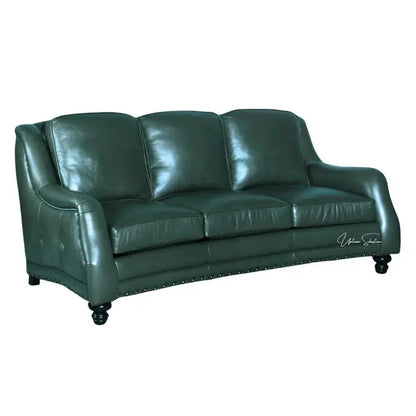 Goldberg 3 Seater Leather Couch Benchmade the USA - LOOMLAN - Uptown Sebastian - Sofas & Loveseats