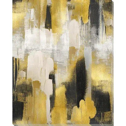 Golden Cityscape Indoor Outdoor Wall Art - LOOMLAN - LOOMLAN - Canvas Art