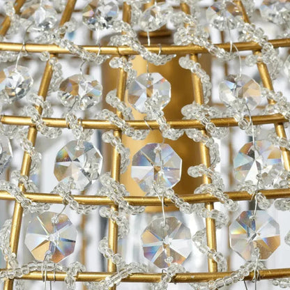 Golden Lighting Pendant Crystal Orb Pendant - LOOMLAN - Jamie Young - Pendants