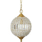 Golden Lighting Pendant Crystal Orb Pendant - LOOMLAN - Jamie Young - Pendants