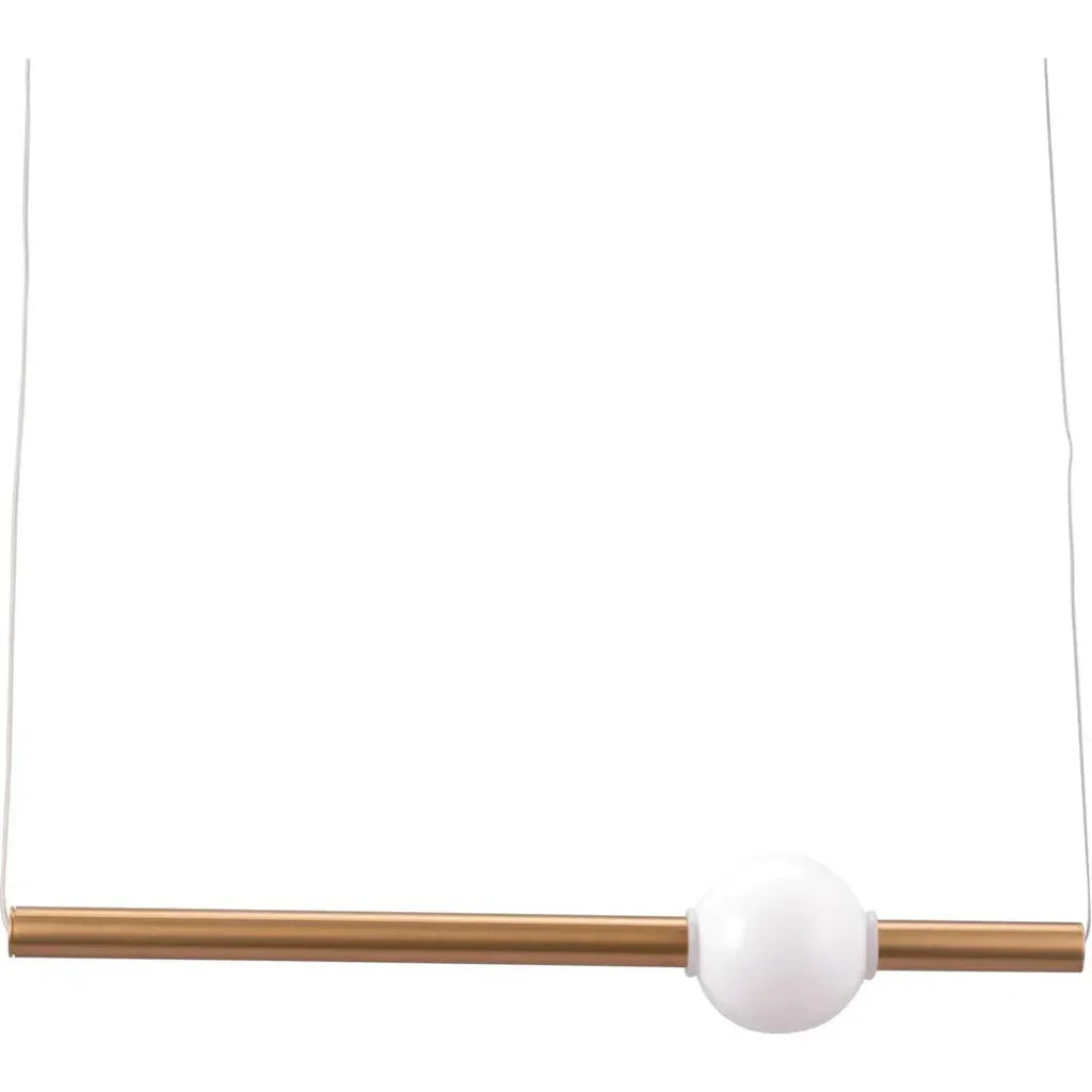 Golden Pendant Adeo Ceiling Lamp Brass - LOOMLAN - Zuo Modern - Pendants