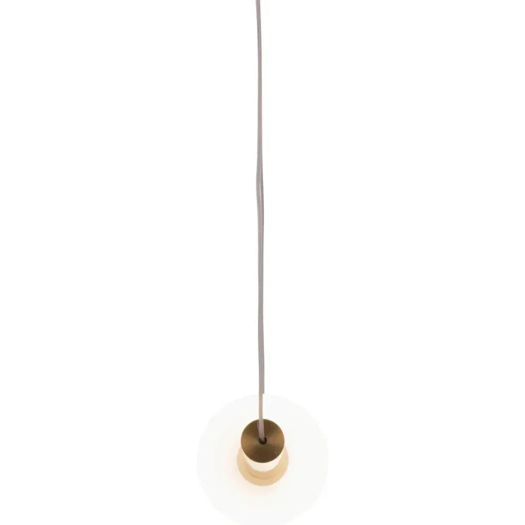 Golden Pendant Adeo Ceiling Lamp Brass - LOOMLAN - Zuo Modern - Pendants