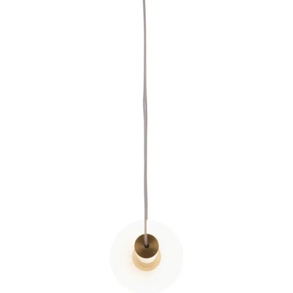 Golden Pendant Adeo Ceiling Lamp Brass - LOOMLAN - Zuo Modern - Pendants