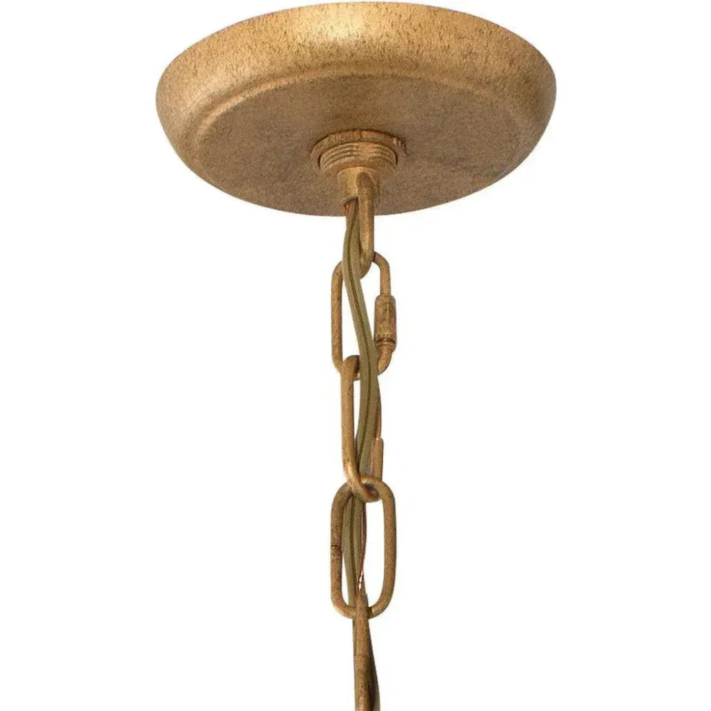 Golden Pendant Crystal Beads Over Island Pendant - LOOMLAN - Jamie Young - Pendants