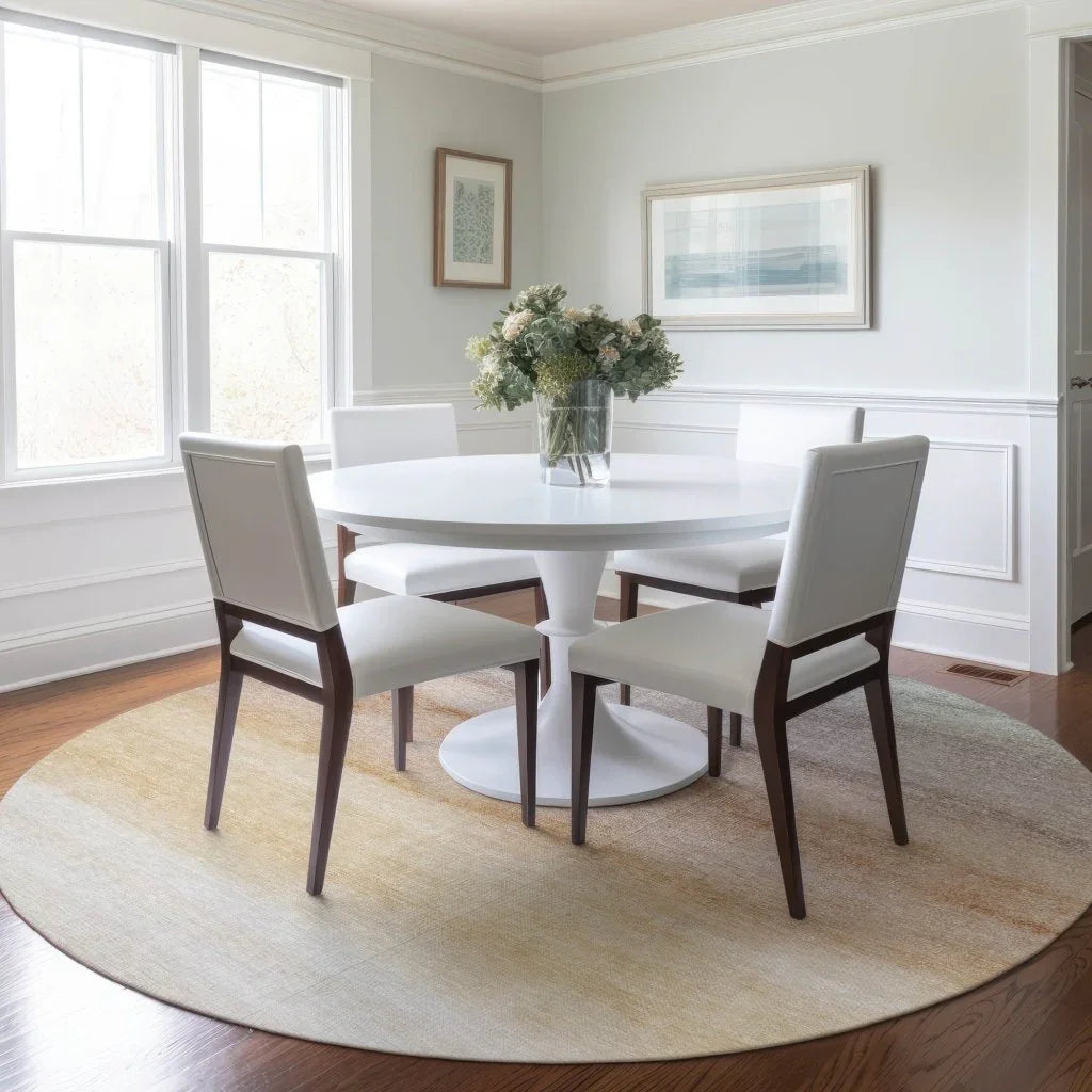 Goldira Orange Washable Indoor - Outdoor Rug - LOOMLAN - LOOMLAN Rugs - Outdoor Rugs