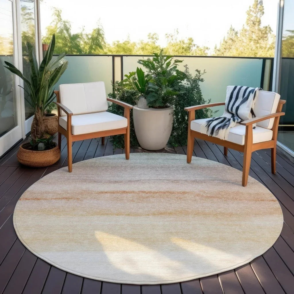 Goldira Orange Washable Indoor - Outdoor Rug - LOOMLAN - LOOMLAN Rugs - Outdoor Rugs