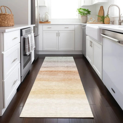 Goldira Orange Washable Indoor - Outdoor Rug - LOOMLAN - LOOMLAN Rugs - Outdoor Rugs