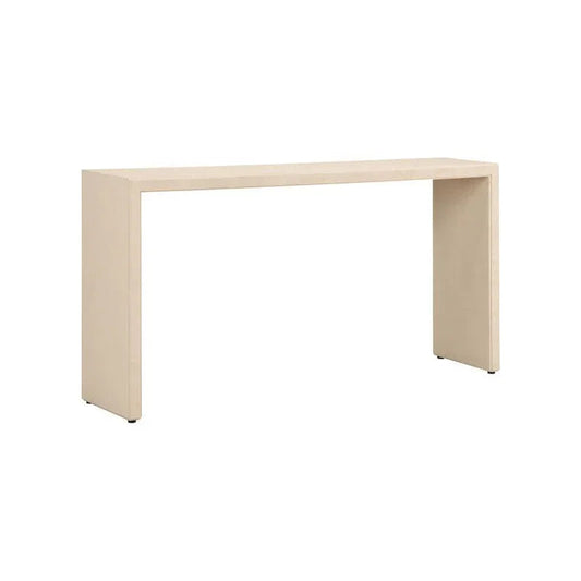 Goldsborough Shagreen Wrapped Rectangular Console Table - LOOMLAN - Chelsea House - Console Tables