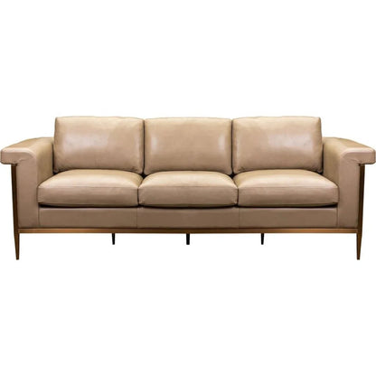Goldwyn Luxurious Design Leather Sofa - LOOMLAN - Olivia + Quinn - Sofas & Loveseats