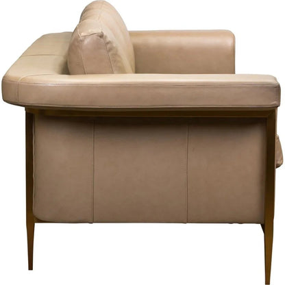 Goldwyn Luxurious Design Leather Sofa - LOOMLAN - Olivia + Quinn - Sofas & Loveseats