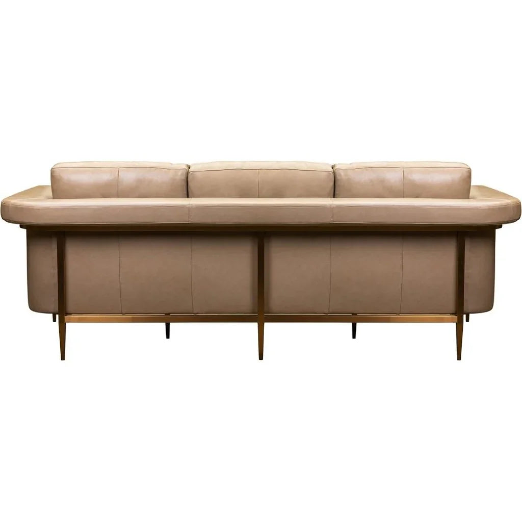 Goldwyn Luxurious Design Leather Sofa - LOOMLAN - Olivia + Quinn - Sofas & Loveseats