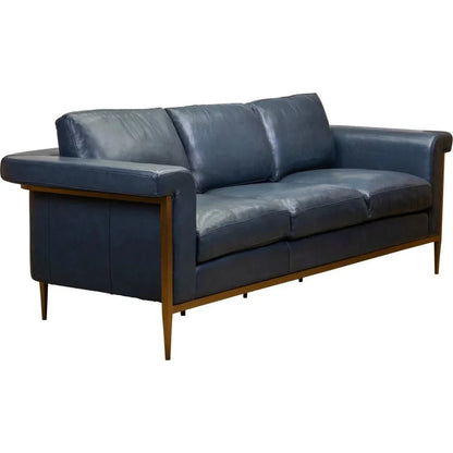 Goldwyn Luxurious Design Leather Sofa - LOOMLAN - Olivia + Quinn - Sofas & Loveseats